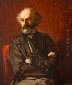 John Phillip, 1817 - 1867. Artist (Self-portrait) by John Phillip