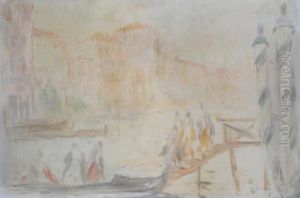 Traghetto A Venezia by Attilio Cavallini