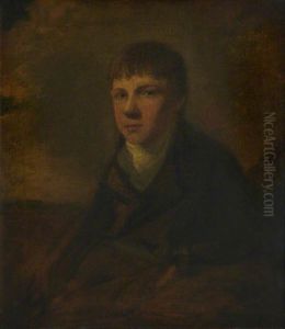 Sir David Wilkie, 1785 - 1841. Artist (Self-portrait) by David Wilkie