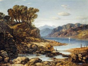 View of Loch Lomond (previously known as Shirrapburn Loch) by William Dyce