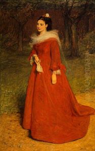 The Artist's Wife (Ellen Moxon, Lady Orchardson, c 1854 - 1917) by William Quiller Orchardson