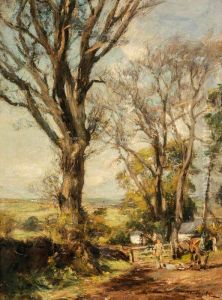 Ash Trees in Spring by James Lawton Wingate