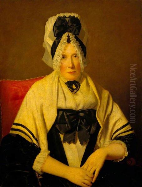 A Lady in a Lace Cap (possibly Ann Edgar, Lady Raeburn) - view 1
