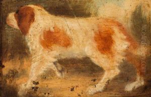 A Dog Facing Left by David Wilkie