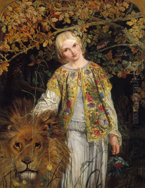 Una and the Lion - view 1