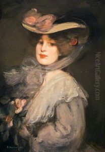 Portrait of a Lady ('Phyllis in Town') by Elizabeth MacNicol