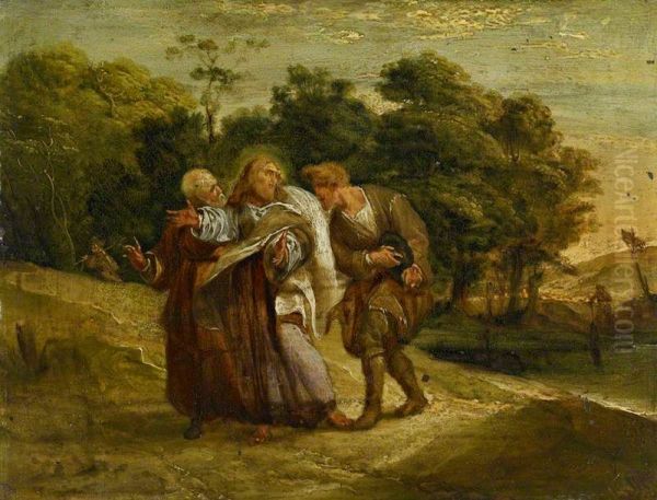 Christ with his Disciples on the Road to Emmaus - view 1