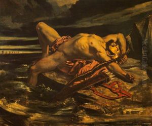 Philoctetes left on the Isle of Lemnos by the Greeks on their passage towards Troy