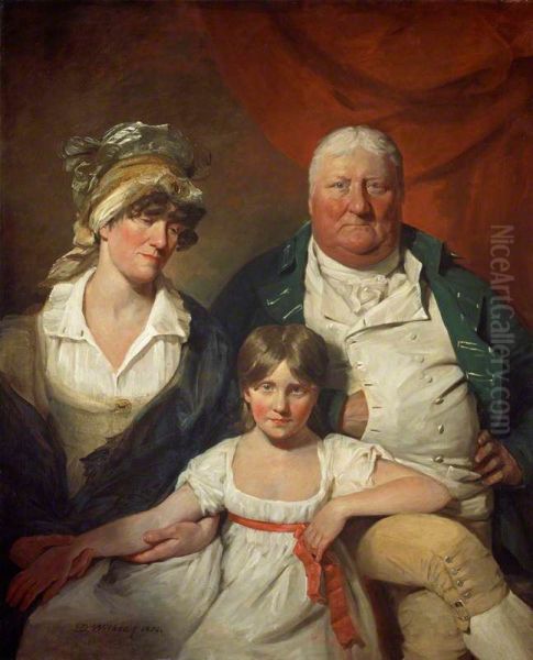 William Chalmers Bethune (1744 - 1807), his Wife Isobel Morison (1760 - 1850) and their Daughter Isabella Maxwell Morison (1795 - 1818) - view 1