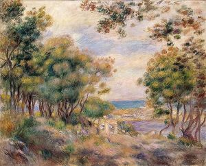 Landscape at Beaulieu by Pierre Auguste Renoir