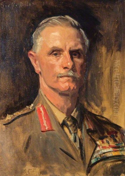 George Francis Milne, 1st Baron Milne, 1866 - 1948. Field-Marshal (Study for portrait in General Officers of World War I, 1914 - 1918) - view 1
