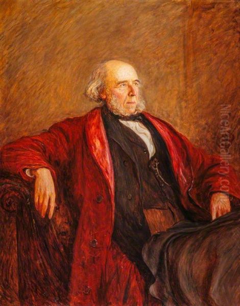 Herbert Spencer, 1820 - 1903. Philosopher - view 1