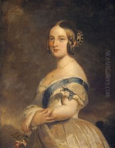 Queen Victoria, 1819 - 1901. Reigned 1837 - 1901. by Franz Xavier Winterhalter