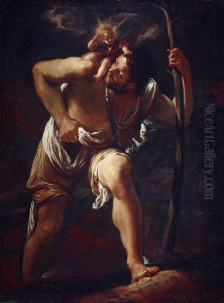 Saint Christopher Carrying the Infant Christ - view 1