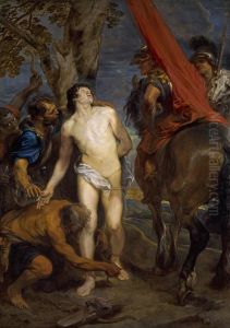 Saint Sebastian Bound for Martyrdom by Sir Anthony Van Dyck