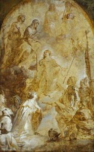The Ascension of Saint Catherine of Alexandria by Gaspar De Crayer