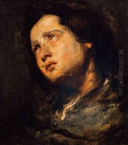 A Study of a Head by Sir Anthony Van Dyck