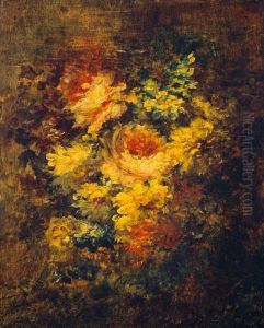 Flowers by Narcisse Virgilio Diaz