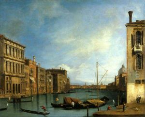 The Grand Canal from the Campo San Vio, Venice The Grand Canal from the Campo San Vio, Venice
