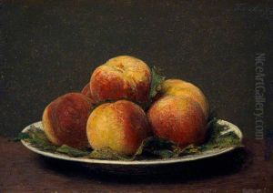 Peaches on a Dish by Henri Fantin-Latour