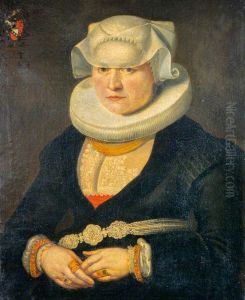 Elisabeth Locher, Mrs Hans Konrad Heidegger (1616 - 1673) by Conrad Meyer