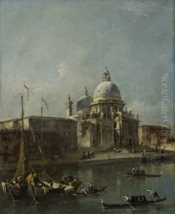 Santa Maria della Salute, Venezia by Francesco Guardi