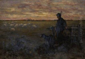 Watching the Flock by Jozef Israels