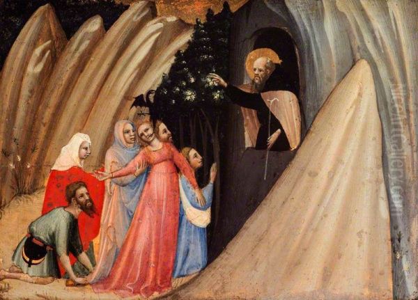 Saint Anthony Abbot Exorcising a Woman Possessed by the Devil - view 1