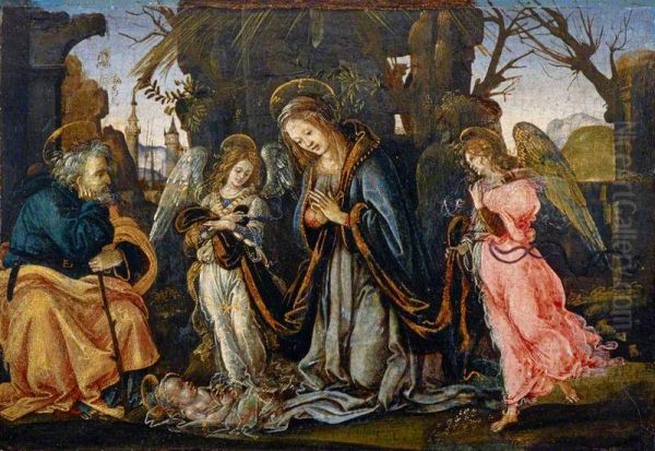 The Nativity with Two Angels - view 1