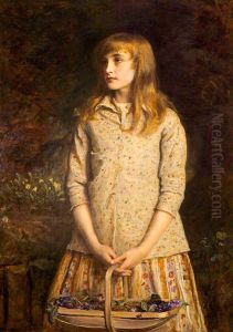 'Sweetest eyes were ever seen' by Sir John Everett Millais
