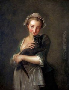 A Girl Holding a Cat A Girl Holding a Cat