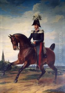 Equestrian portrait ofFrederick William III(1770-1840) by Franz Kruger