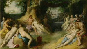 Sinners before the Flood by Cornelis van Haarlem