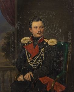 Portrait of P.A. Balashov by Pimen Orlov