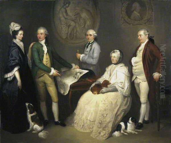 James Byres of Tonley and members of his family - view 1