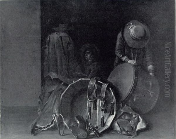 Mending a Drum - view 1