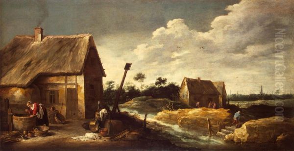 Landscape with a Maid at the Well - view 1