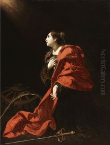 Saint Catherine by Bartolomeo Cavarrozzi