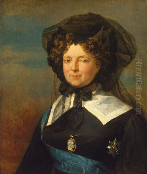 Portrait of Empress Maria Feodorovna in Mourning - view 1