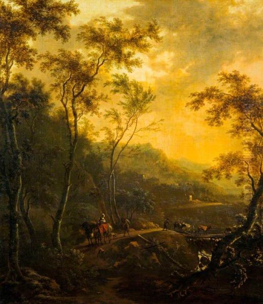 Landscape with Travellers and a Herdsman - view 1
