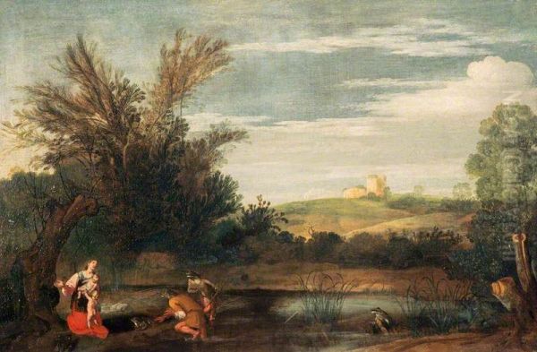 Landscape with Latona and the Peasants - view 1