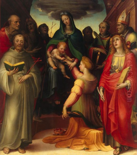 The Mystical marriageof Saint Catherine - view 1