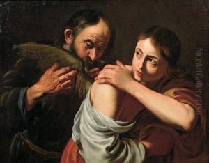 Dedalo Applica Le Ali A Icaro by Bartolomeo Cavarrozzi