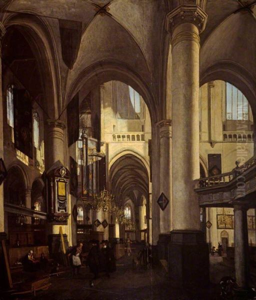 The Interior of a Dutch Church - view 1