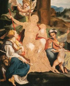 An Allegory of Virtue (unfinished) by Antonio da Correggio