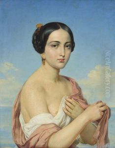 Italian Woman by Alexey Vassilievich Tyranov