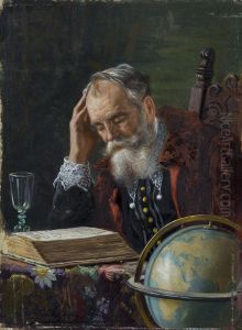 Portrait of Vasco da Gama by Oskar Freiwirth-Lutzow