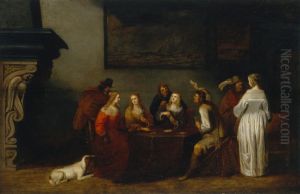 Card players by Christoffel Jacobsz van der Laemen