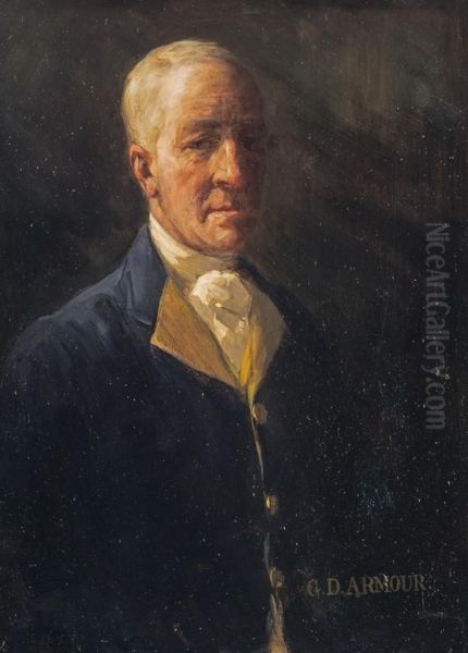 George Denholm Armour, 1864 - 1949. Artist (Self-portrait) - view 1