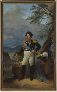 Portrait of Count I.I.Dibich by Pyotr Basin